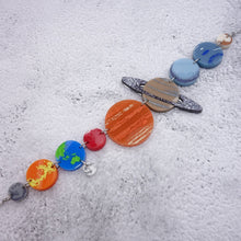 Load image into Gallery viewer, Solar System Planets (plus Pluto!) Statement Neclace