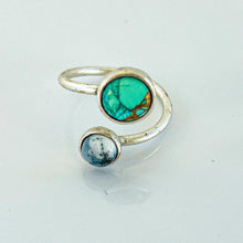 Load image into Gallery viewer, Earth-Moon Orbit Wrap Ring