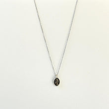 Load image into Gallery viewer, Meteorite Oval Pendant Necklace