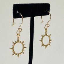 Load image into Gallery viewer, Sparkling Total Solar Eclipse Earrings