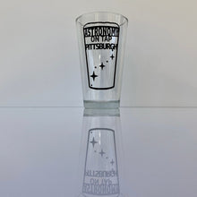 Load image into Gallery viewer, Astronomy on Tap Logo Pint Glass
