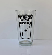 Load image into Gallery viewer, Astronomy on Tap Logo Pint Glass