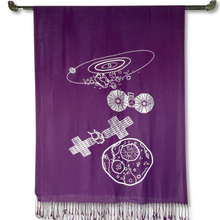Load image into Gallery viewer, Psyche & Lucy Asteroid Missions Scarf