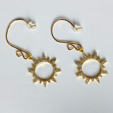 Load image into Gallery viewer, Sparkling Total Solar Eclipse Earrings