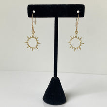 Load image into Gallery viewer, Sparkling Total Solar Eclipse Earrings