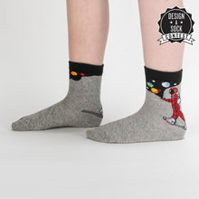 Load image into Gallery viewer, Astronaut & Rockets Kids 3-Pack Socks