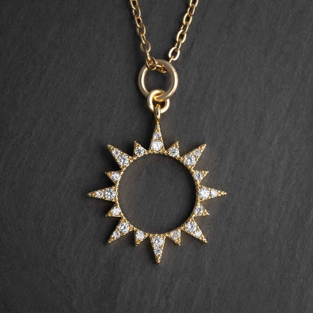 Solar outlet eclipse necklace