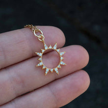 Load image into Gallery viewer, Sparkling Total Solar Eclipse Necklace