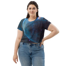 Load image into Gallery viewer, Bubble Nebula Cropped T-Shirt