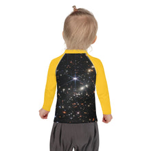 Load image into Gallery viewer, JWST SMACS 0723 Deep Field Galaxy Cluster Kids Rash Guard (Toddler to Teen)