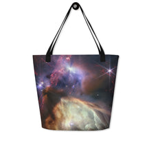 Load image into Gallery viewer, JWST Rho Ophiuchi Tote Bag with Pocket