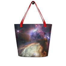 Load image into Gallery viewer, JWST Rho Ophiuchi Tote Bag with Pocket