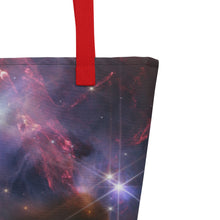 Load image into Gallery viewer, JWST Rho Ophiuchi Tote Bag with Pocket