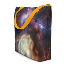 Load image into Gallery viewer, JWST Rho Ophiuchi Tote Bag with Pocket