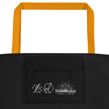 Load image into Gallery viewer, JWST Rising Stained Glass Design Tote Bag with Pocket