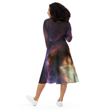 Load image into Gallery viewer, JWST Rho Ophiuchi Long Sleeve Midi Dress with Pockets
