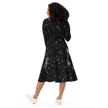 Load image into Gallery viewer, JWST Pandora&#39;s Cluster Long-Sleeve Midi Dress with Pockets