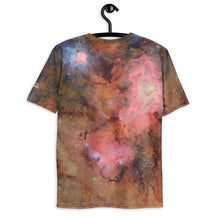 Load image into Gallery viewer, Rubin Observatory First Look Nebula T-Shirt mockup - back on hanger