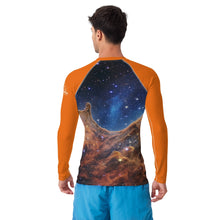 Load image into Gallery viewer, JWST Carina Nebula Straight Cut Rash Guard