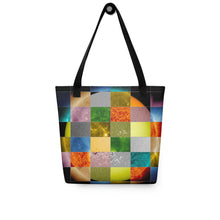 Load image into Gallery viewer, SDO Rainbow Patchwork Sun Tote Bag