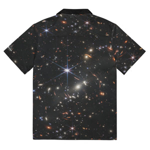 JWST SMACS 0723 Galaxy Cluster Button Shirt