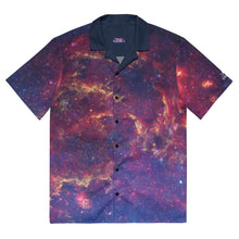 Load image into Gallery viewer, Center of the Milky Way from Chandra, Hubble, & Spitzer Button Shirt