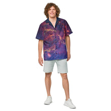 Load image into Gallery viewer, Center of the Milky Way from Chandra, Hubble, & Spitzer Button Shirt