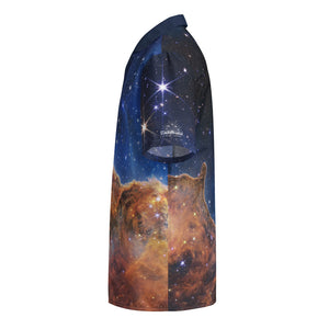 JWST Carina Nebula Button Shirt