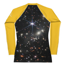 Load image into Gallery viewer, JWST SMACS 0723 Deep Field Galaxy Cluster Fitted/Curvy Rash Guard