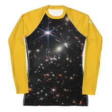 Load image into Gallery viewer, JWST SMACS 0723 Deep Field Galaxy Cluster Fitted/Curvy Rash Guard