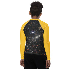 Load image into Gallery viewer, JWST SMACS 0723 Deep Field Galaxy Cluster Kids Rash Guard (Toddler to Teen)