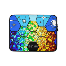 Load image into Gallery viewer, JWST Rising Stained Glass Design Laptop Sleeve