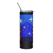Load image into Gallery viewer, JWST Rising Stained Glass Design Stainless Steel Tumbler