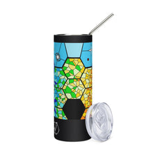Load image into Gallery viewer, JWST Rising Stained Glass Design Stainless Steel Tumbler