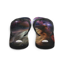 Load image into Gallery viewer, JWST Rho Ophiuchi Flip Flops