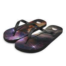 Load image into Gallery viewer, JWST Rho Ophiuchi Flip Flops