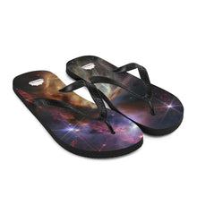 Load image into Gallery viewer, JWST Rho Ophiuchi Flip Flops