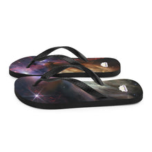 Load image into Gallery viewer, JWST Rho Ophiuchi Flip Flops