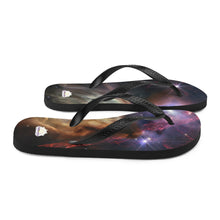 Load image into Gallery viewer, JWST Rho Ophiuchi Flip Flops