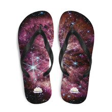 Load image into Gallery viewer, JWST Massive Star WR 124 Flip-Flops