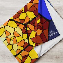 Load image into Gallery viewer, JWST Rising Stained Glass Design Throw Blanket