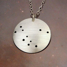 Load image into Gallery viewer, Constellation/Asterism Pinhole Sterling Silver Necklace