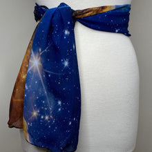 Load image into Gallery viewer, Carina Nebula by JWST Chiffon Scarf