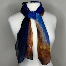 Load image into Gallery viewer, Carina Nebula by JWST Chiffon Scarf