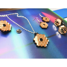 Load image into Gallery viewer, JWST Mirror Acrylic Cufflinks-Cufflinks-Cepheid Studio-STARtorialist