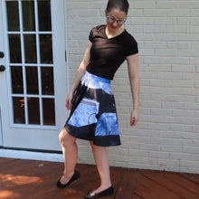 Load image into Gallery viewer, Earth from the ISS Cupola Skater Skirt