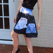 Load image into Gallery viewer, Earth from the ISS Cupola Skater Skirt