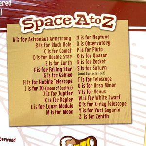 Space A to Z Wooden Puzzle & Playset