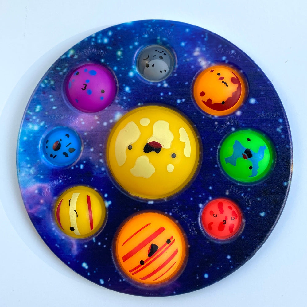 Solar System Planets Pop-It Fidget Toy