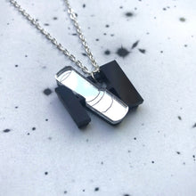 Load image into Gallery viewer, Hubble Space Telescope Acrylic Necklace